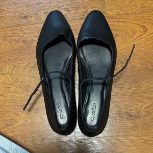 Open Edit Women's Classic Black Flats